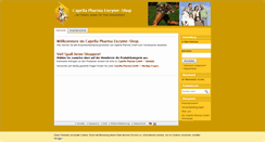 Desktop Screenshot of capella-enzyme-shop.biz